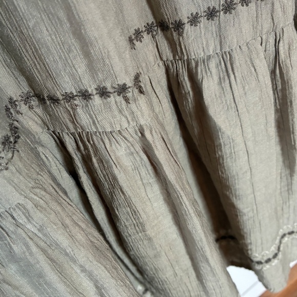 Modest Olive Midi Dress for Women - Picture 5 of 6